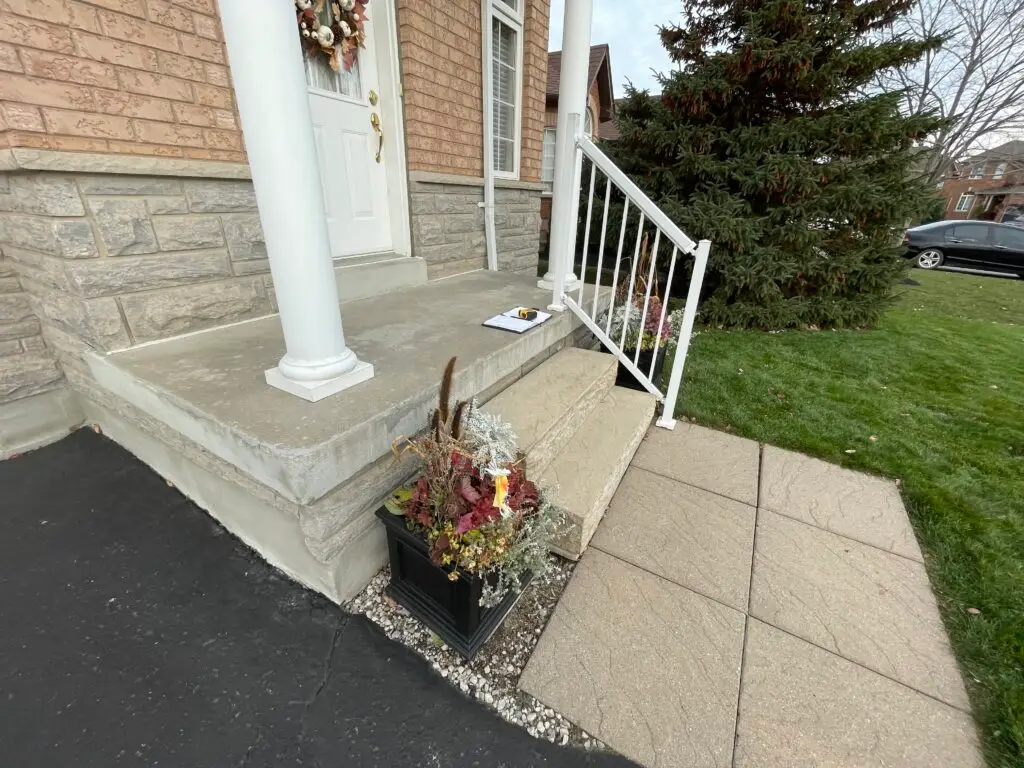 Aluminum Porch Railings Installation in Georgetown