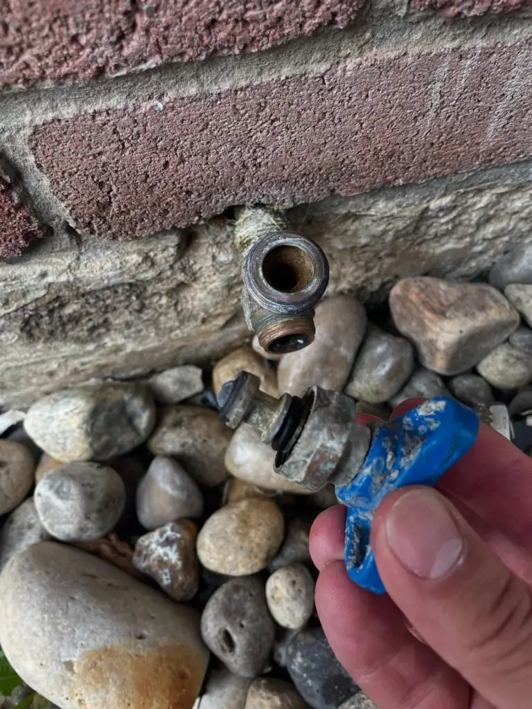 Hose Bib Repair in Lime House — hose bib repair