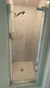 Glass Shower Door Installation in Georgetown — bathroom renovation