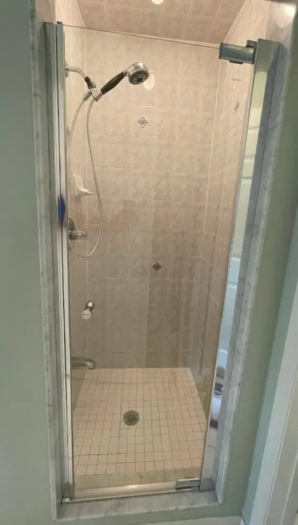 Glass Shower Door Installation in Georgetown — bathroom renovation